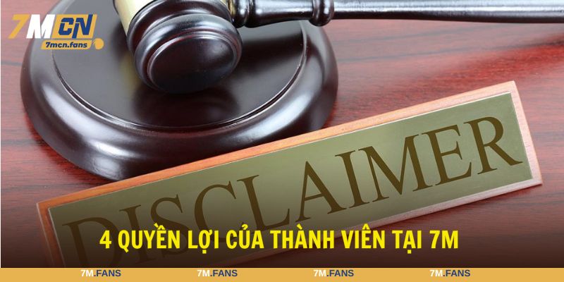 4 quyền lợi hấp dẫn, rõ ràng của thành viên tại website 7M